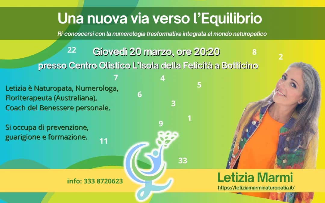 Numerologia Trasformativa: Evento il 20 marzo a Botticino